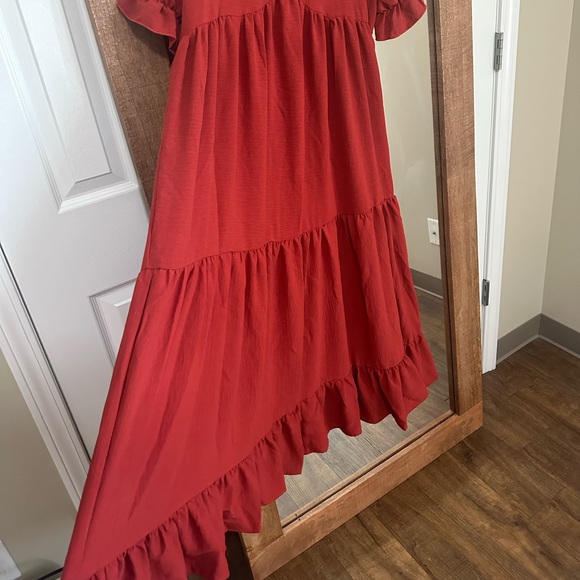 Rust color dress - Picture 2 of 3